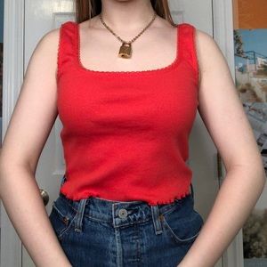 red top shop tank top